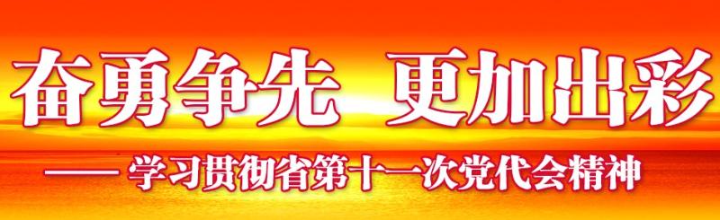 奮勇爭先，更加出彩——學習貫徹省第十一次黨代會精神